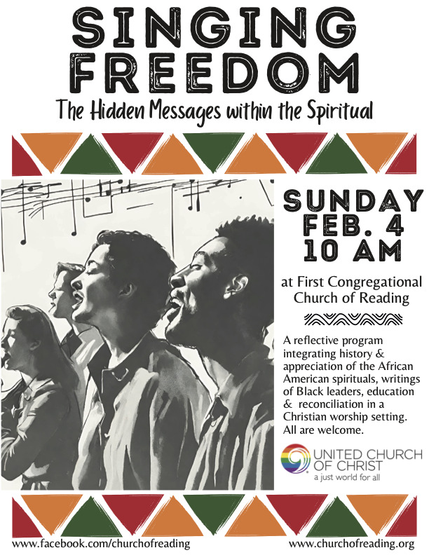 Singing Freedom: The Hidden Messages within the Spiritual BHM flyer